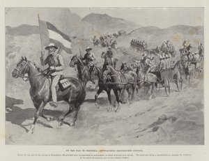 En camino a Pretoria, acercándose a la estación Dannhauser de Amedee Forestier